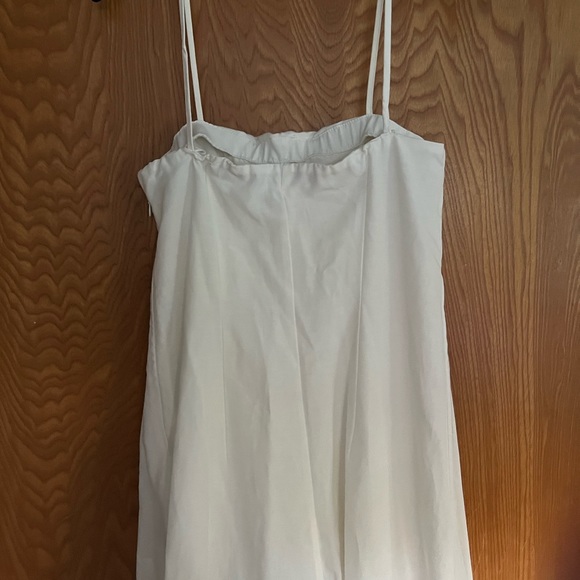 Zara White Jumper/Romper with Spaghetti Straps - Picture 3 of 5